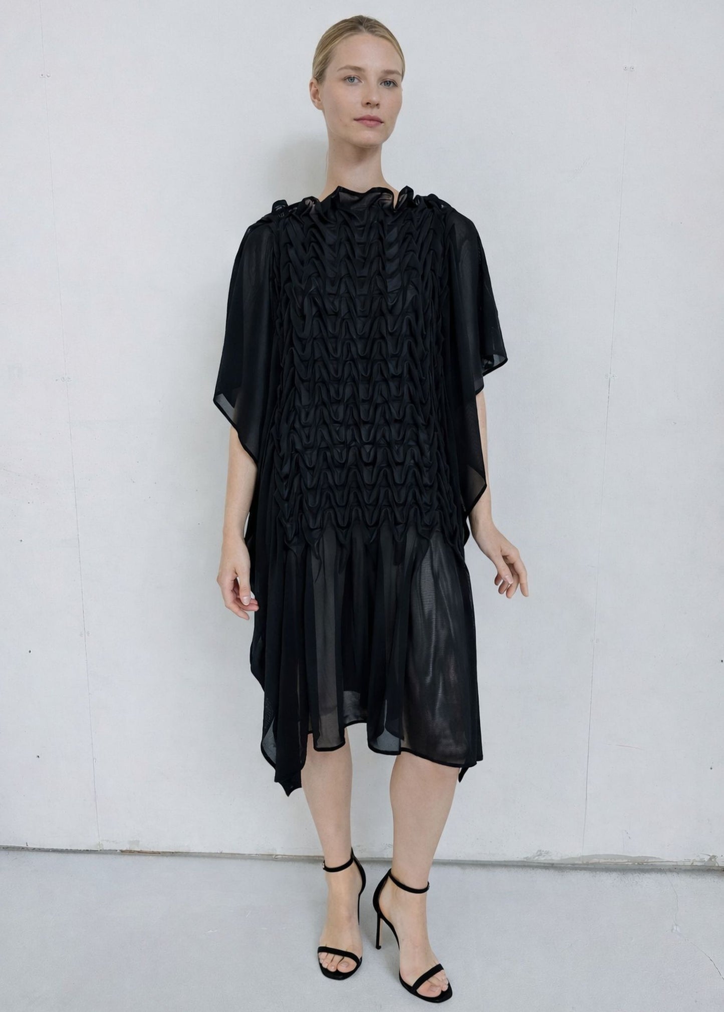 Dark Wave Midi Dress