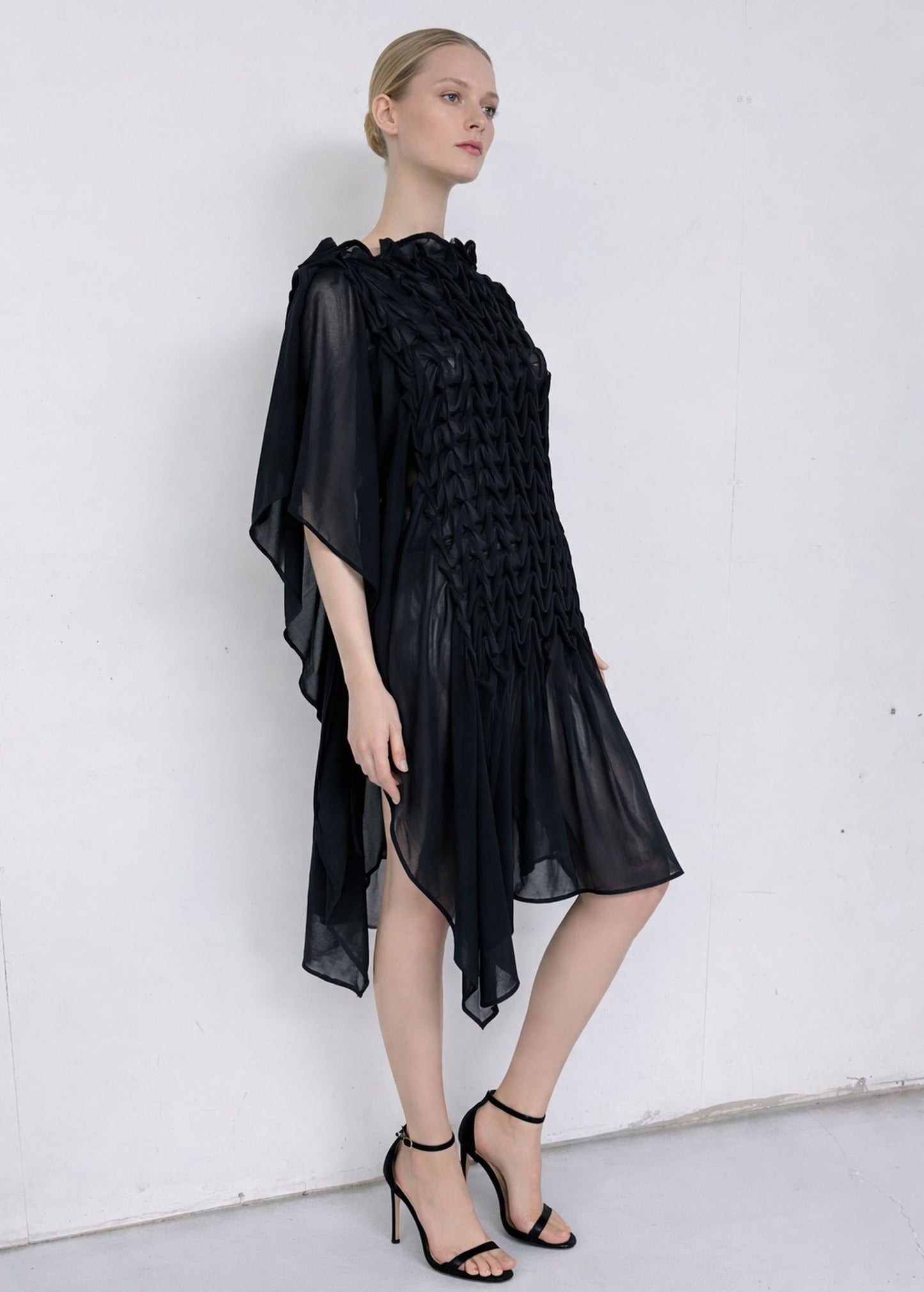 Dark Wave Midi Dress