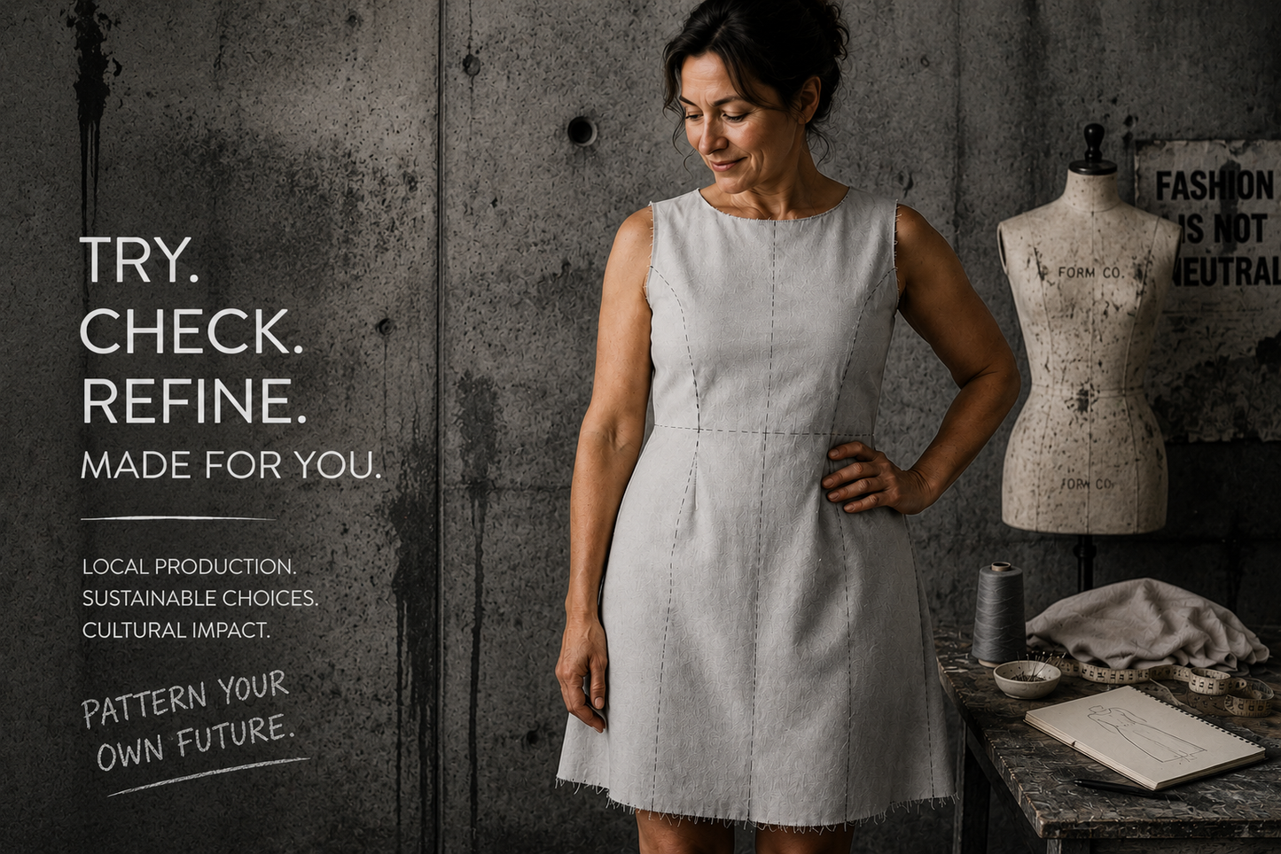 Every Body Fits (Fitted Dress) - Workshop Thu 13 Aug (10 am to 2 pm)